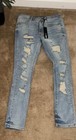 New With Tags NOVA Men Destroyed  Jeans - Sz. 32 - Blue - Slim — photo 1