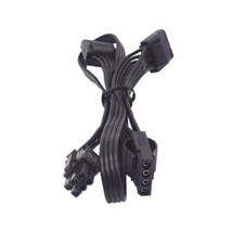 1Pcs For Corsair Type4 6Pin to 3 Molex Power Cable 68CM