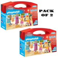 Pack Of 2 Playmobil Carrying Case Large fashion Designer Building Kit Age 4-10 on sale Pack Of 2 Playmobil Carrying Case Large fashion Designer Building Kit Age 4-10 on sale