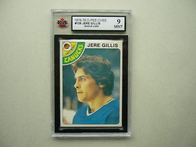 1978/79 O-PEE-CHEE NHL HOCKEY CARD #109 JERE GILLIS ROOKIE KSA 9