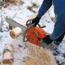 Handheld Cordless Petrol Chain Saw,  Gas Powered Chainsaw, 60cc Gasoline Chainsa