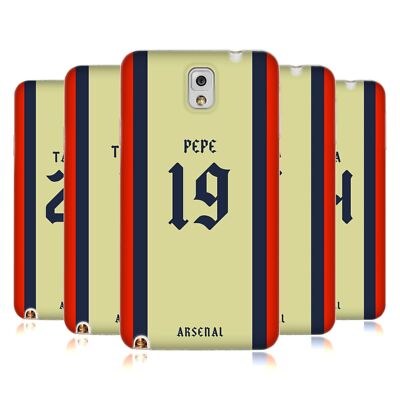 ARSENAL FC 2021/22 SPIELER AWAY KIT SOFT GEL HANDYHÜLLE FÜR SAMSUNG HANDYS 2