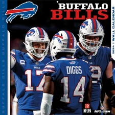 Turner Licensing Buffalo Bills 2024 Wall Calendar  12 x 12 New Unused