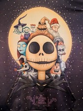 "The Nightmare Before Christmas" All Over Graphics XL Purple Pull Over Hoodie