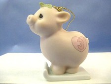 PRECIOUS MOMENTS ORNAMENT  AGE 3 / PIG