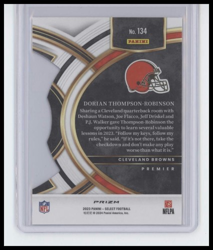 2023 Panini Select - Premier Level Dorian Thompson-Robinson #134 (RC) - Bild 2 von 2