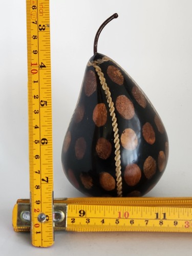 Frutas decorativas limones (cerámica) manzana (cerámica) pera (madera) usado en excelente estado - Imagen 15 de 26