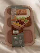 🥦CROFTON Perfect Portion Collapsible Meal Kits BPA Free - PORTION CONTROL LOOK!