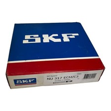 Image of SKF NU317ECM/C3 Single Row Cylindrical Roller Bearing, Brass Cage 85x180x41mm