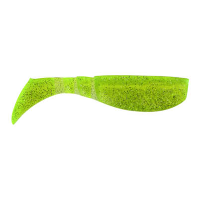 Jenzi Rubber Fish Action Tail Shad Green Glitter Soft plastic lure Perch Zander