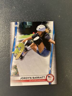 2021 Topps US Olympic & Paralympics card JORDYN BARRATT 58