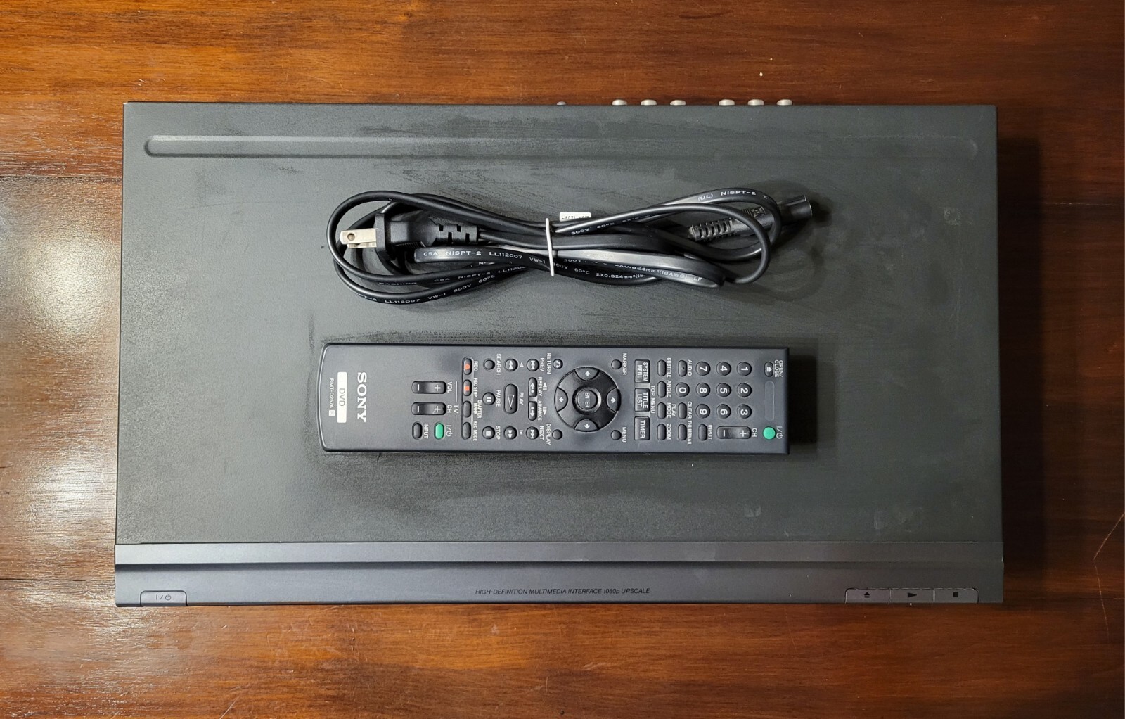 Sony RDRGX257 DVD Recorder Player 1080p HDMI Upscaling With Remote