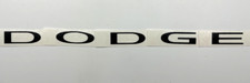 Flat Black Dodge Lettering Emblem Overlay Decal For 2015-2023 Dodge Challenger