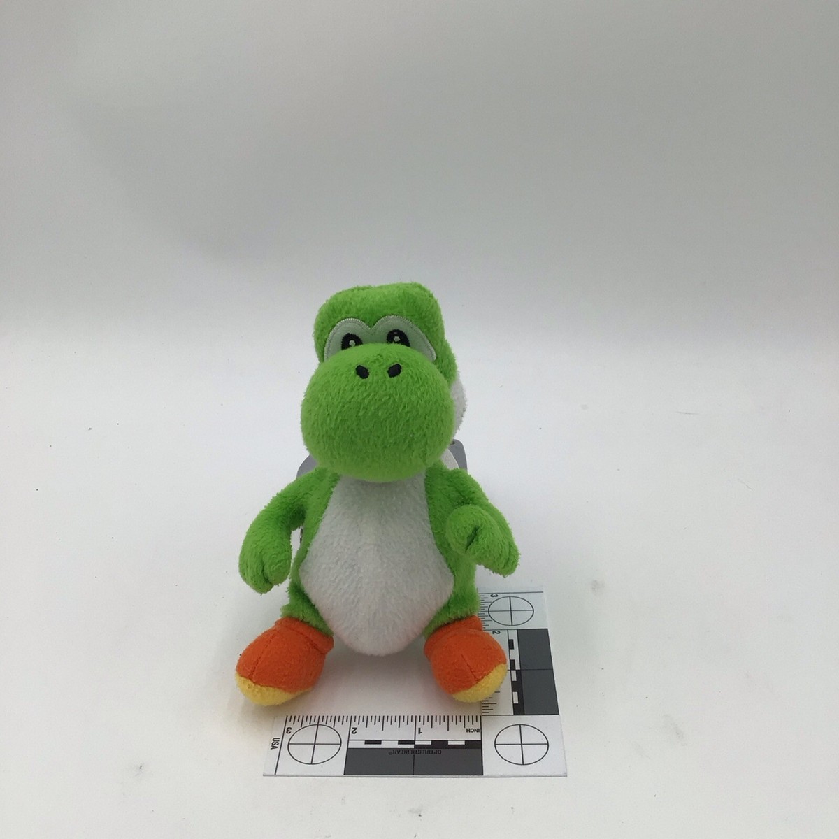 Yoshi 7” Plush w/Red Shell Zipper Pouch Super Mario Nintendo Toy