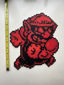 Wario Land Virtual Boy Perler Bead Nintendo Retro Sprite Pixel Art