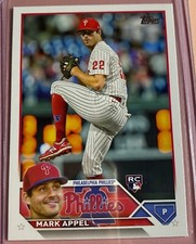 2023 Topps Series 1 #259 Mark Appel   Philadelphia Phillies Rookie Baseball Card. rookie card picture