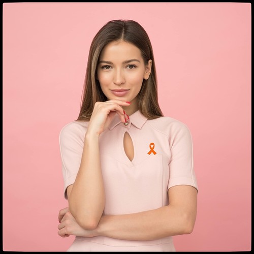 25/50/100/200 pieces Orange Ribbon Pin Leukemia Kidney Cancer Multiple Sclero... - Afbeelding 4 van 7