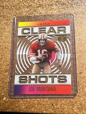 2021 Panini Illusions Football Clear Shots # CS-12 Joe Montana
