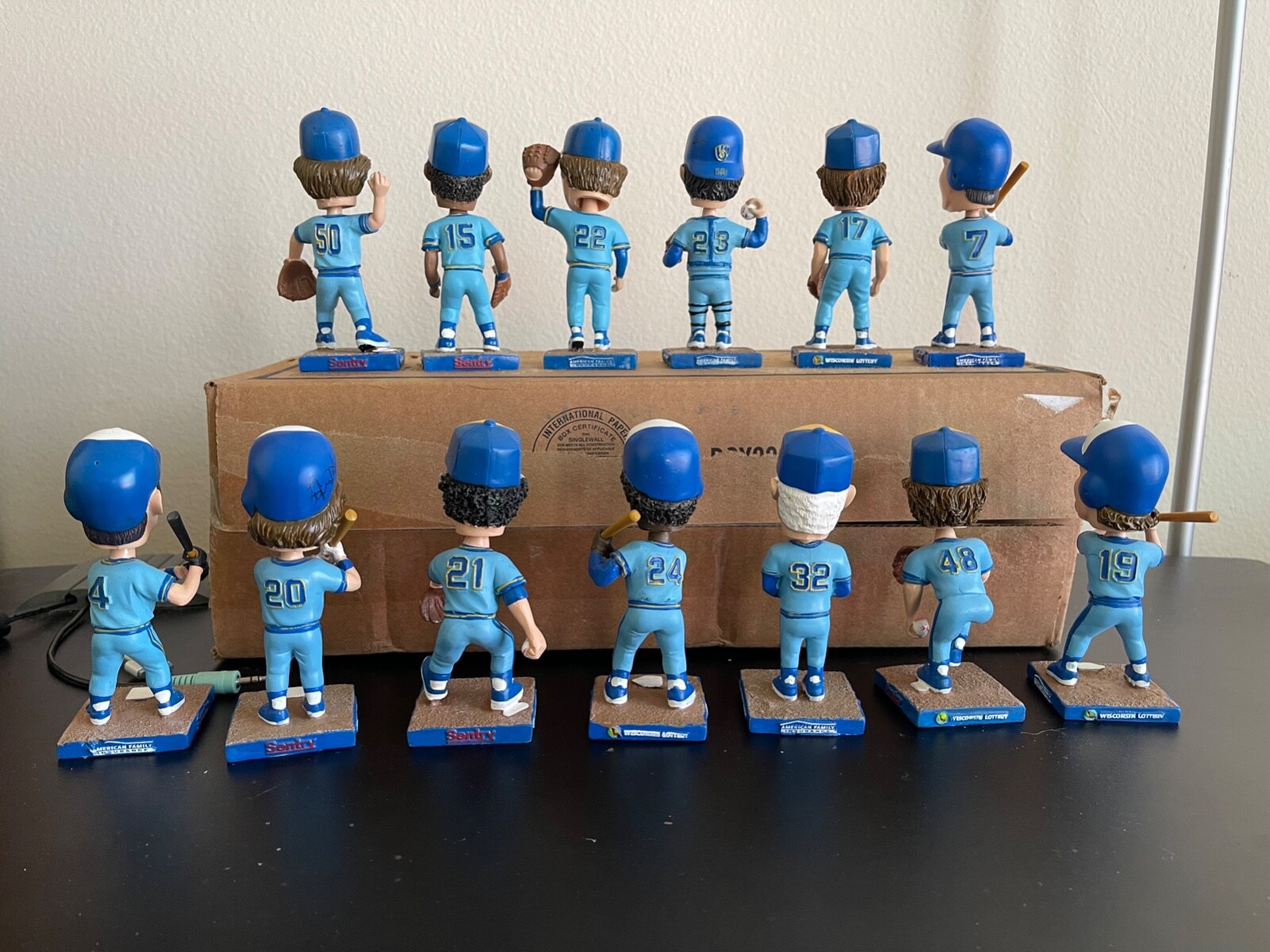 1982 Milwaukee Brewers Mini Bobbleheads Complete set!! ALL WITH BOXES!!Rare eBay