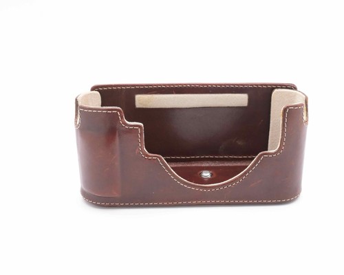 Leica Brown Leather Half Camera Case Leica M10 Screen Protector (#17957)