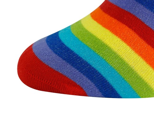 Mysocks Calcetines unisex a rayas hechos de algodón peinado fino - Imagen 17 de 54