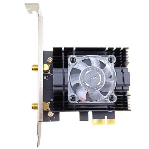 AX200 Desktop PC PCI-e Wireless Adapter 11AX WiFi 6 Bluetooth Card Dual Antenna - Picture 6 of 11