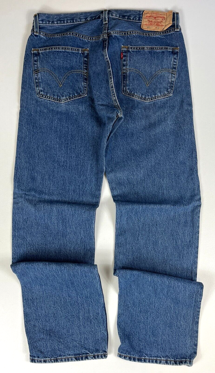 【希少美品】ヴィンテージ Levi's 501xx Rタブ80-90s Men's Vintage 90s Levi's 501 XX Jeans Red Tab Medium Wash Sz 36x34