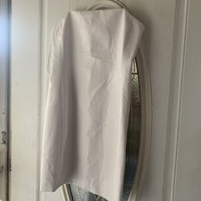 alice + olivia faux leather White  mini dress Sleeveless