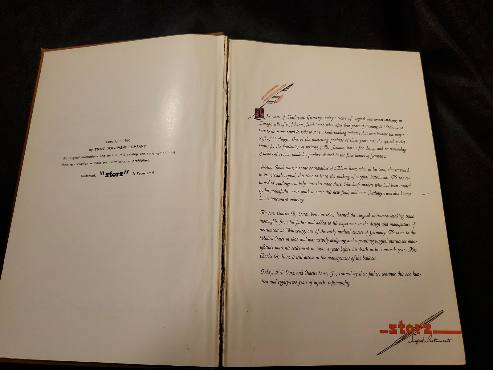 Storz Surgical Instruments Catalog 1966 Ninth Edition eBay