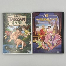 The King & I / Tarzan & Jane DVD Lot Of 2 Disney Warner Brothers VGUC