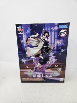 #ad SEGA Demon Slayer Kimetsu Luminasta Shinobu Kocho Figure New Boxed Purple PVC $34.99