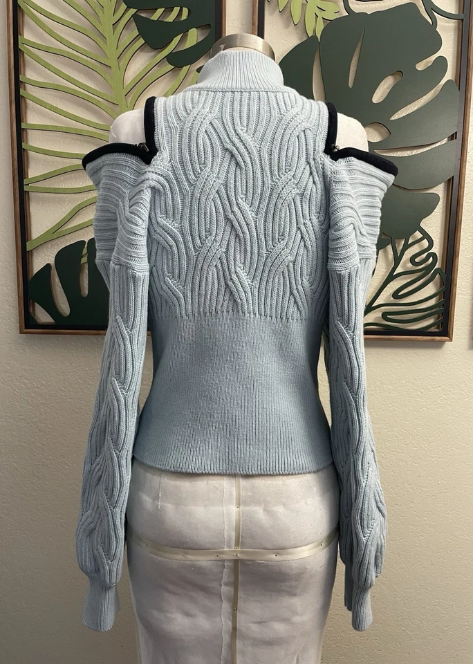 JONATHAN SIMKHAI SEXY REVELADO HOMBRO SUÉTER TALLA PEQUEÑA NUEVO SIN ETIQUETAS Foto 3 de 4