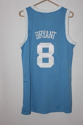 light blue 2004-05 Los Angeles Lakers Kobe Bryant (8) stitched