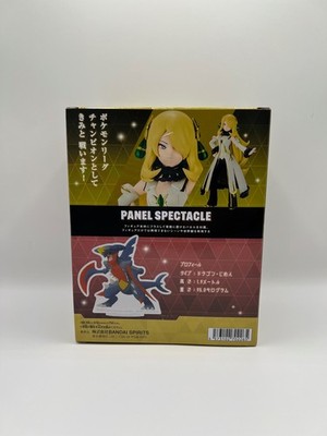 Pokemon Masters EX Panel Spectacle Cynthia & Mega Garchomp Figure