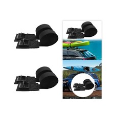 Tie Down Strap Lashing Strap for Canoes Car Roof Rack Padded Crossbars