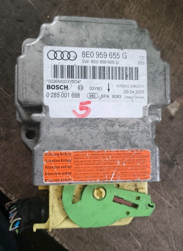 AUDI A4 B7 2005 AlRBAGg STEUERGERÄT ECU 8E0959655G 8E0959655 G