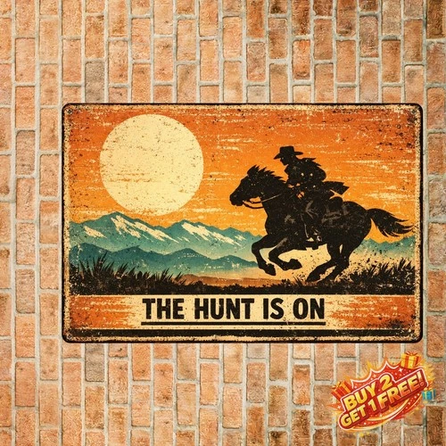 Retro Rider Theme Vintage Metal Tin Sign Wall Art Print Poster Home Decor