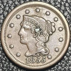 Photo of a 1855-P Large Cent from an eBay listing that sold on Jul 16, 2026