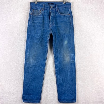 Levis Made & Crafted 1980s 501 Selvedge Jeans Men 32x32 (31x31) Faded Honeycomb
