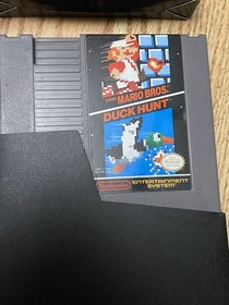 NES Game Lot Super Mario Bros/Duck Hunt, Wrestlemania, Bases Loaded, More