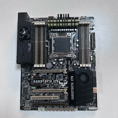 FOR ASUS SABERTOOTH X79 DDR3*8 LGA 2011 64GB Intel ATX Motherboard Test OK