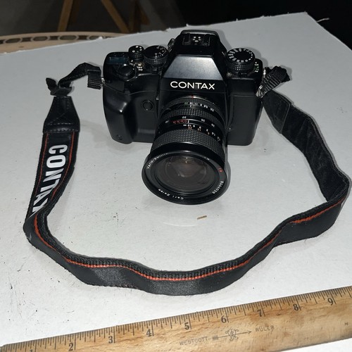 Contax RX 35mm Film Camera CARL ZEISS Vario-Sonnar 3,5-4,5/28-70 T* Lens & Strap - 第 6/20 張圖片