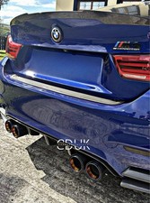 4 x BMW M2/M3/M4/M5 MP Burnt Blue Carbon Fibre Exhaust Tips F87/F80/F82/F83/F10