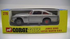 Corgi 270 Aston Martin DB5 James Bond 007 Vintage 1969 Figures & Box Nr Mint Cdn