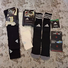 Adidas Compression Arm Sleeves Lot L/XL Black S/M White Copa Zone Socks