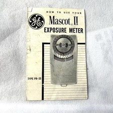 Original Gossen Super Pilot CdS Exposure Meter Instructions Manual