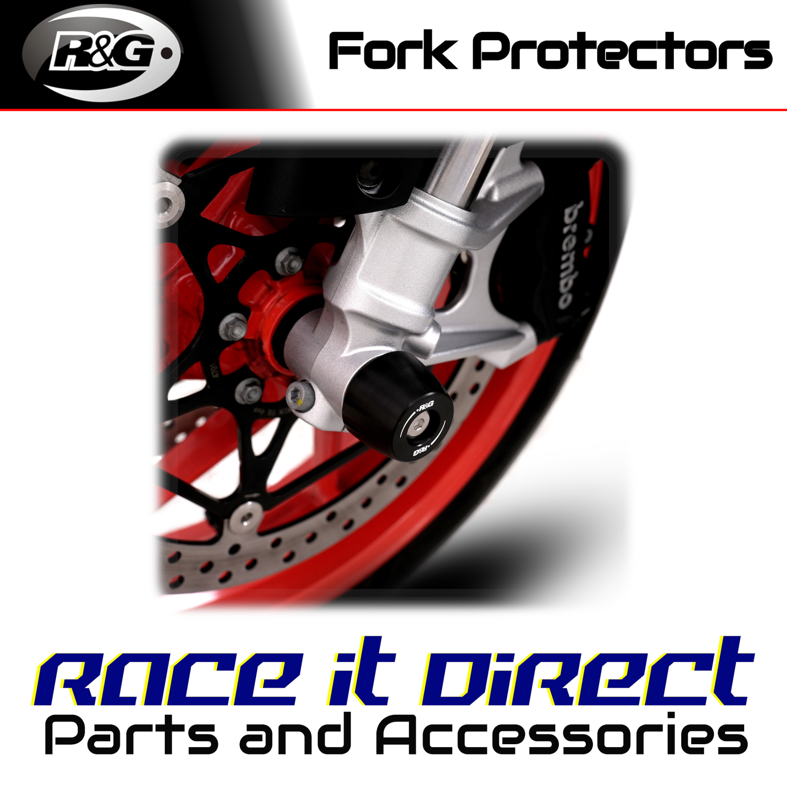 APEX Fork Protectors for Aprilia Tuono 660 2021-2024 R&G