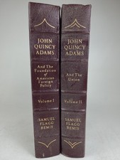 Easton Press Library of the Presidents John Quincy Adams Samuel Bemis Vol 1 & 2