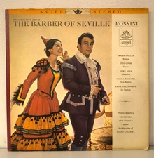 Rossini - Callas - Highlights From The Barber Of Seville - Vinyl VG+/VG LP Album
