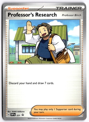 Pokemon TCG Professor's Research - 221 SV: Scarlet & Violet Black Star Promo NM